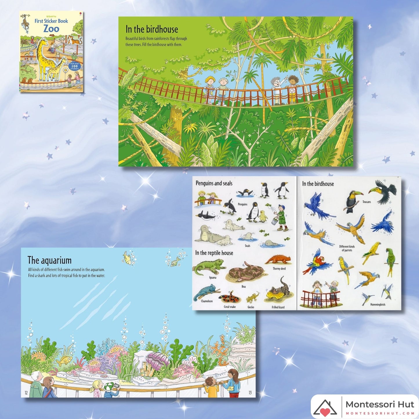 Animal Lovers, Visits to the Zoo - Montessori Book Bundle - Gift Wrap available