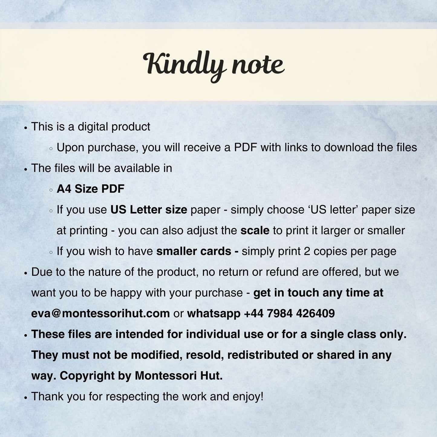 Wild Flowers Montessori 3 Part Cards with Fact Cards | Digital Download | Printable