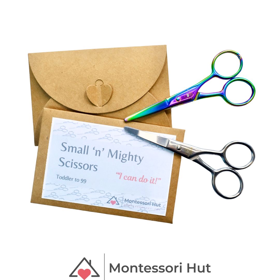 Montessori Scissors for Kids & Adults – Safe, Durable Toddler Cutting Tool for Fine Motor Skills & Arts and Crafts - Global Shipping