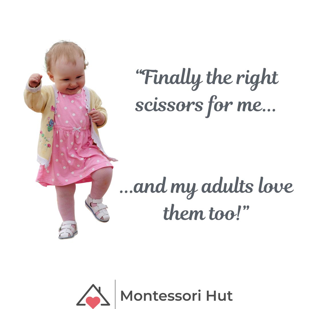 Montessori Scissors for Kids & Adults – Safe, Durable Toddler Cutting Tool for Fine Motor Skills & Arts and Crafts - Global Shipping