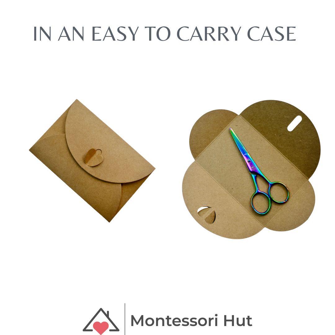 Montessori Scissors for Kids & Adults – Safe, Durable Toddler Cutting Tool for Fine Motor Skills & Arts and Crafts - Global Shipping