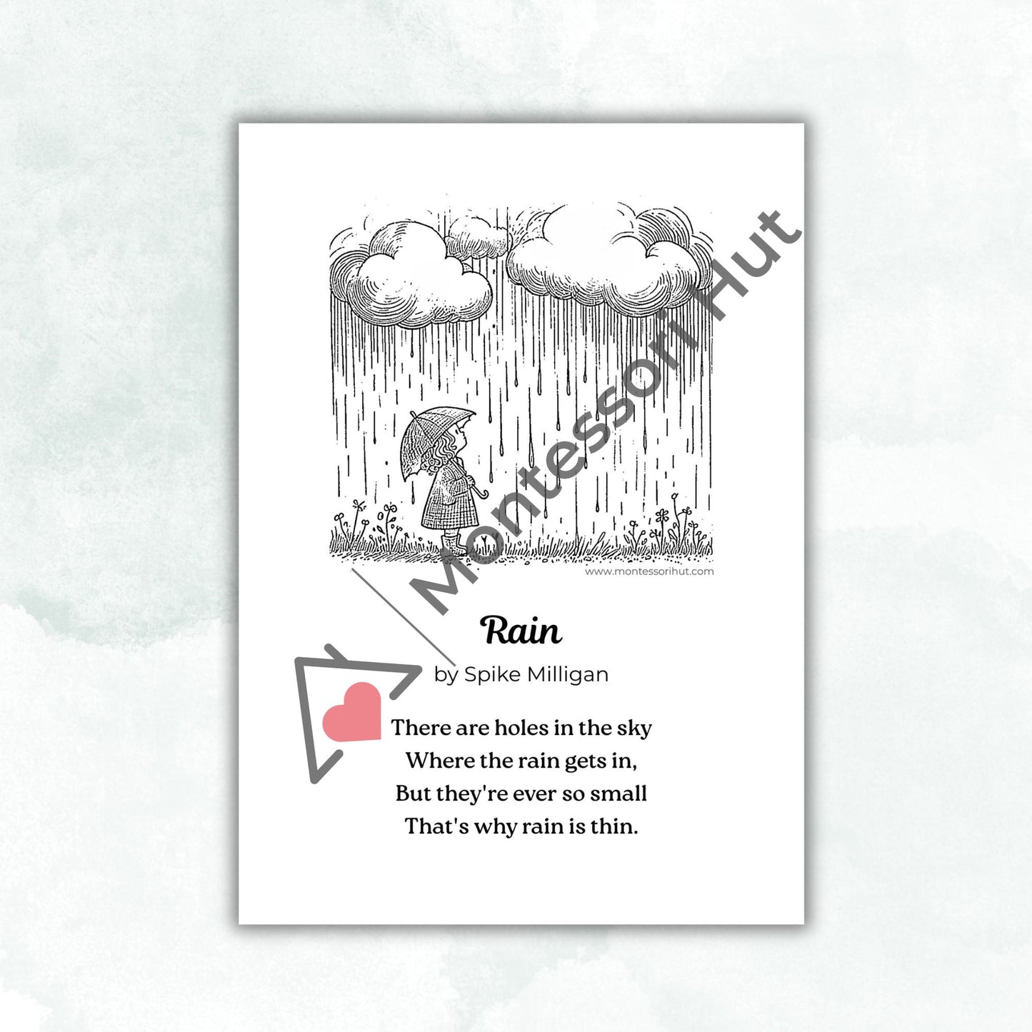 Poem printables - Free for subscribers