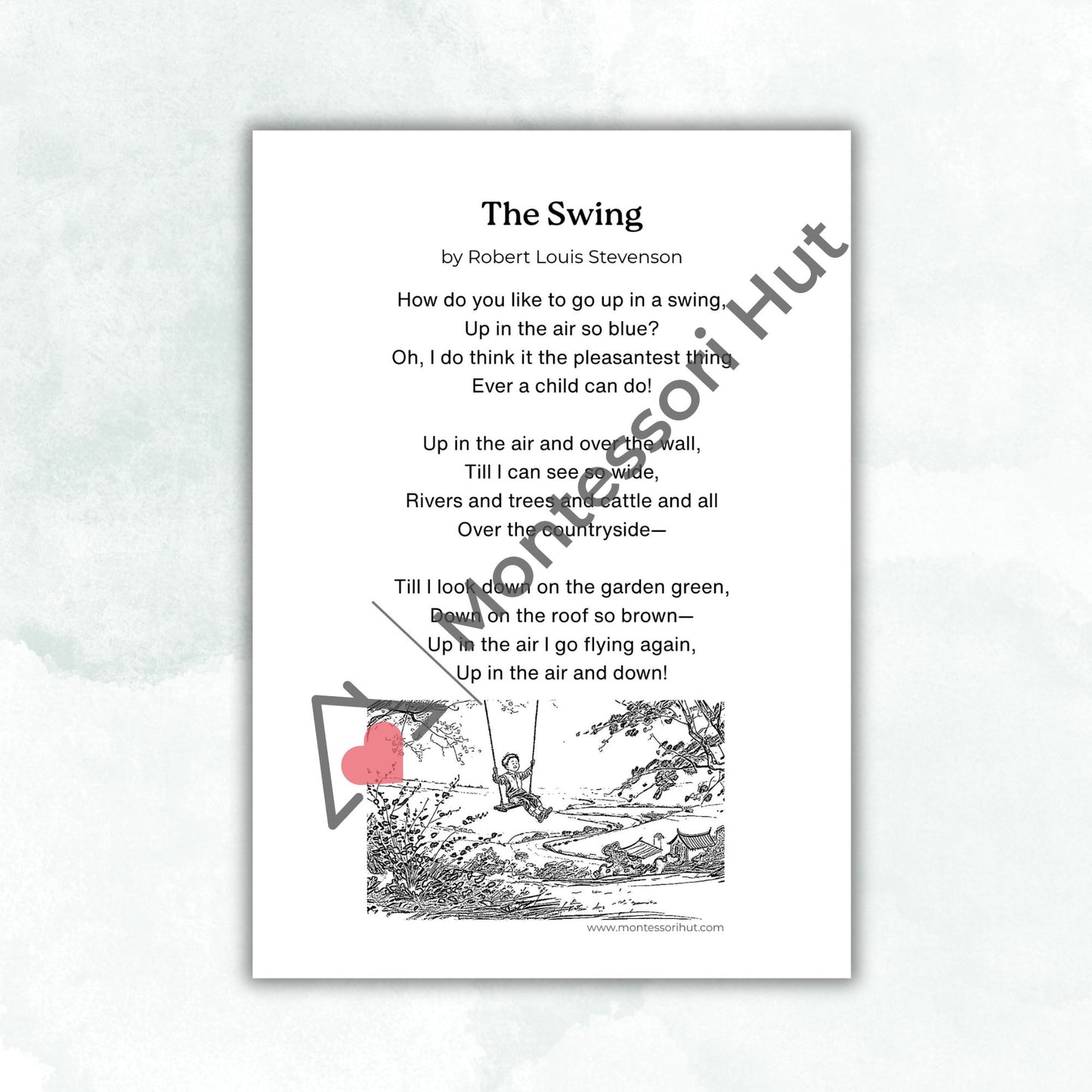 Poem printables - Free for subscribers