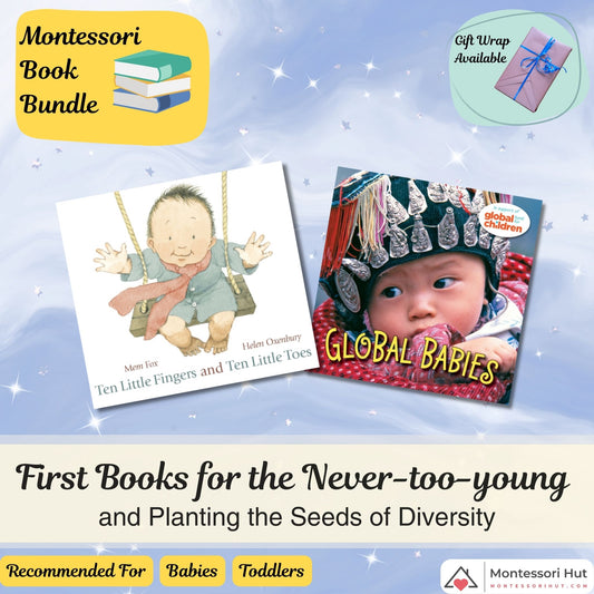 Baby's Very First Books - Seeds of Diversity -  Montessori Book Bundle - Gift Option available