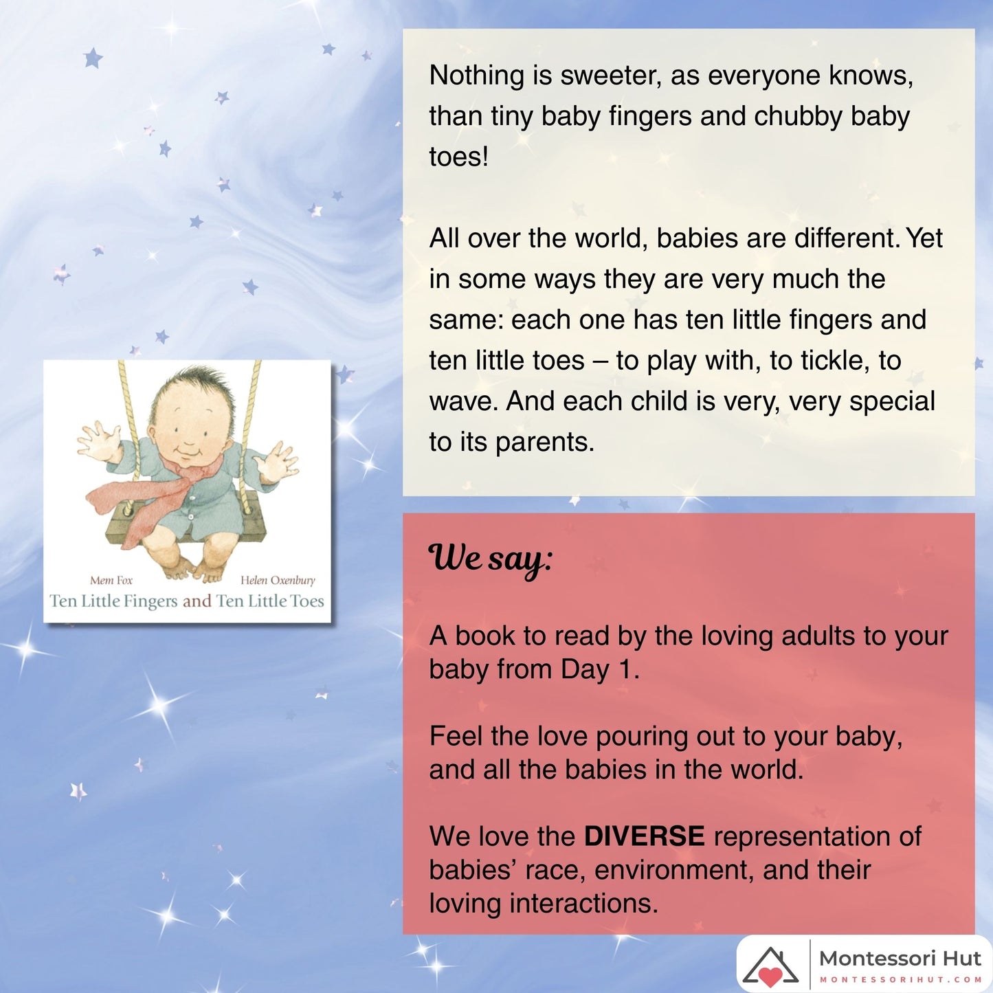 Baby's Very First Books - Seeds of Diversity -  Montessori Book Bundle - Gift Option available