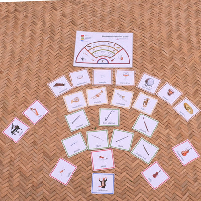 Montessori Orchestra Game - Learn about Musical Instruments, Instrument Families Hands-on