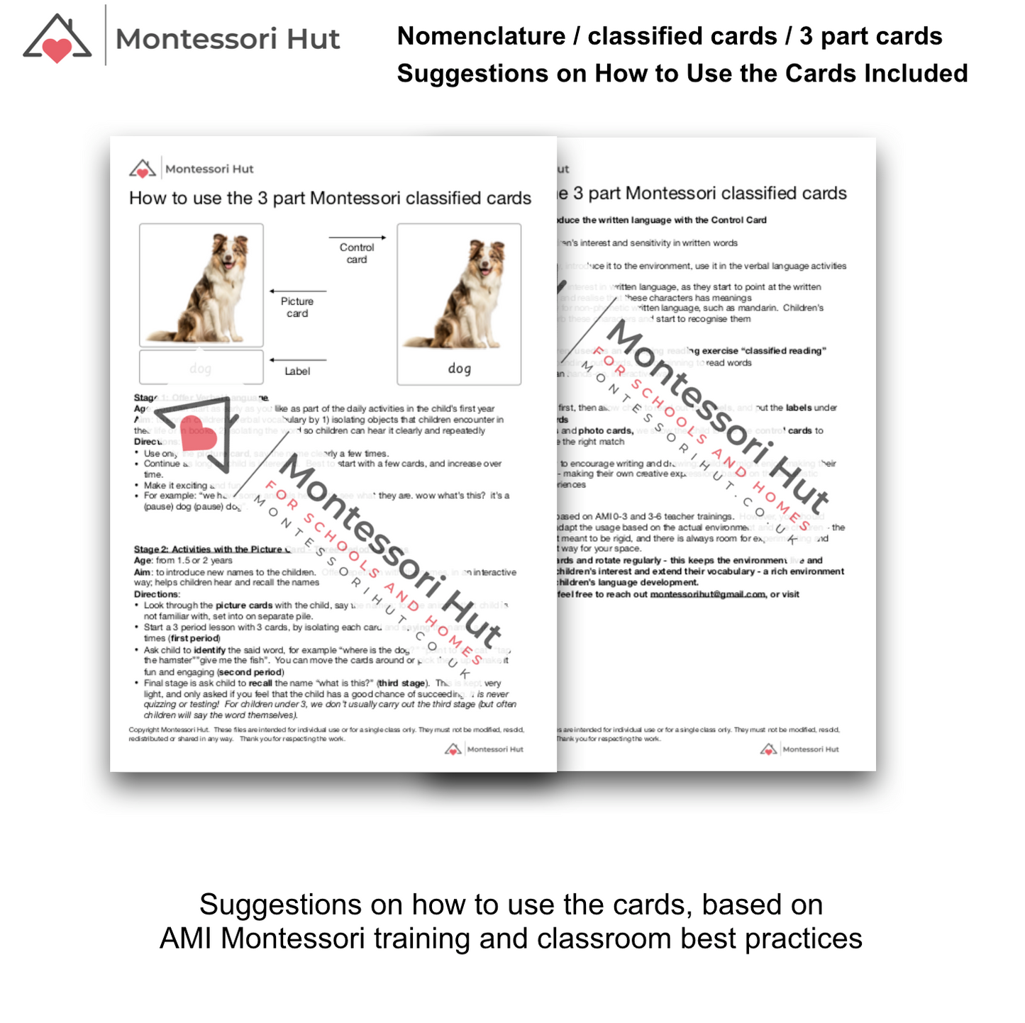 Montessori 3 Part Cards - Mega Pack 60 Common Fruits and Vegetables -  Nomenclature Cards, Classified Cards - DIGITAL DOWNLOAD with LIFE TIME ACCESS