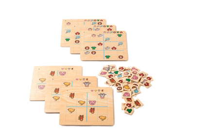 Animal Logic - Children's First Sudoku - Montessori Logic Game  - SHIP FROM NETHERLAND TO UK AND EUROPE ONLY