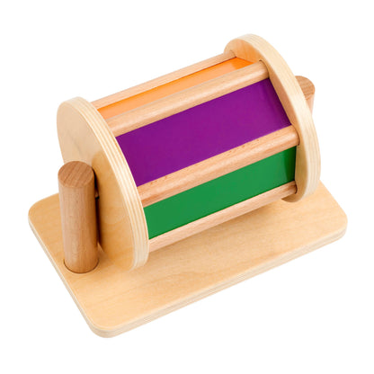 Wooden Spinning Drum - from 5 months  - SHIP FROM NETHERLAND TO UK AND EUROPE ONLY